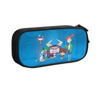 YINGD Foster's Home for Imaginary Friends - Estuche para lápices con correa desmontable, bolsa de tela Oxford con múltiples bolsillos para bolígrafos, herramientas, cosméticos, multicolor, Estilo