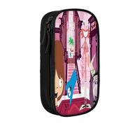 YINGD Foster's Home for Imaginary Friends - Estuche para lápices con mosquetón - Bolsa de tela Oxford acoplable para mochilas, cinturones, equipaje, multicolor, Estilo europeo y americano, retro