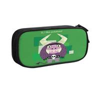 YINGD Foster's Home for Imaginary Friends - Estuche para lápices para artistas y escritores, 5 ranuras para bolígrafos + 3 bolsillos de malla, tela Oxford fácil de limpiar, multicolor, Estilo europeo
