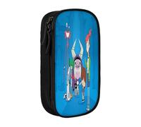 YINGD Foster's Home for Imaginary Friends - Estuche para lápices para viajes en avión, diseño respetuoso con la TSA con tela Oxford transparente y cierre de cremallera, multicolor, Estilo europeo y