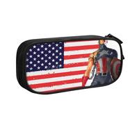 YINGD G.I. Joe A Real American Hero - Estuche con estampado geométrico de moda, compartimentos con cremallera de doble capa para estudiantes y profesionales, multicolor, Estilo europeo y americano