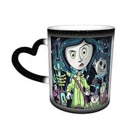YINGD Hiyellogort Coraline - Taza de cerámica sensible al calor que cambia de color en el cielo