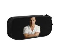 YINGD Johnny Depp - Estuche para estudiantes universitarios, diseño de cremallera multicapa, se adapta a cuadernos, bolígrafos, calculadoras, multicolor, Estilo europeo y americano, retro, moderno
