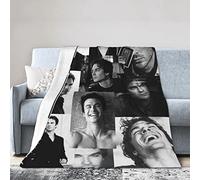 YINGD Lan Damon Somerhalder Salvatore, manta de franela ultra suave y ligera, manta cálida para aire acondicionado para sofá, cama, 125 cm x 100 cm