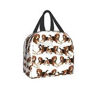 YINGD Linda bolsa de almuerzo aislada de los Beagles a prueba de fugas para adultos, bolsa de almuerzo para mujeres y hombres, loncheras de trabajo y viajes