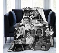 YINGD Manta Noah Boy Schnapp de franela súper suave y ligera, manta de aire acondicionado, sofá, dormitorio para niños y adultos