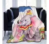 YINGD Manta suave con diseño de Dumbo para cama y sofá