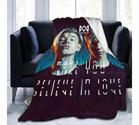 YINGD MarCus Singer MarTinus - Manta de franela de forro polar suave, manta de aire acondicionado para sofá, sala de estar