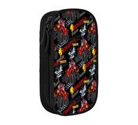YINGD Monster Truck Jam - Estuche multiusos para lápices, bonito estuche para juegos, bolsa organizadora para oficina en casa, multicolor, Estilo europeo y americano, retro, moderno