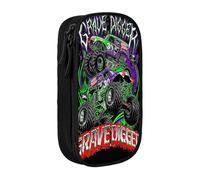 YINGD Monster Truck Jam - Estuche multiusos para lápices, bonito estuche para juegos, bolsa organizadora para oficina en casa, multicolor, Estilo europeo y americano, retro, moderno