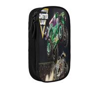 YINGD Monster Truck Jam - Estuche multiusos para lápices, bonito estuche para juegos, bolsa organizadora para oficina en casa, multicolor, Estilo europeo y americano, retro, moderno