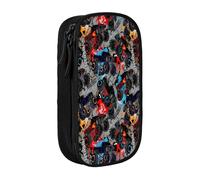 YINGD Monster Truck Jam - Estuche multiusos para lápices, bonito estuche para juegos, bolsa organizadora para oficina en casa, multicolor, Estilo europeo y americano, retro, moderno