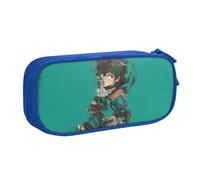 YINGD My Hero Academia Deku - Estuche para lápices de gran capacidad, doble capa, bolsa de papelería escolar, estuche para lápices, suministros, multicolor, Estilo europeo y americano, retro, moderno