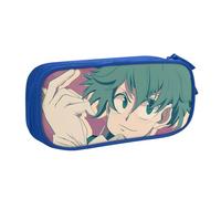 YINGD My Hero Academia Izuku Midoriya - Estuche para lápices de doble capa de gran capacidad, estuche escolar de papelería para lápices, suministros de Penca, multicolor, Estilo europeo y americano