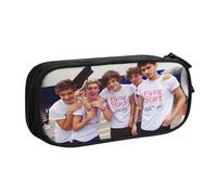 YINGD ONE Direction - Estuche con sacapuntas integrado, almacenamiento todo en uno para lápices, gomas de borrar, reglas (uso escolar), multicolor, Estilo europeo y americano, retro, moderno