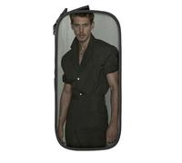 YINGD Pl-Ant VS-Zom-Bie - Estuche rígido para lápices para estudiantes, para niños, estuche de transporte duradero con cremallera, Black, 21x10.5x5cm, Organizador de bolsas