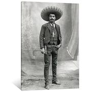 YINGD Revolución Mexicana Héroe Nacional Emiliano Zapata Lienzo Impresión Arte Arte Pared Pintura Cuadros Moderno Oficina D