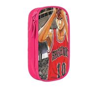 YINGD S-lam D-UNK - Estuches creativos para lápices, bolsas para niños, gran capacidad, suministros escolares con cremallera, Pink, 21x10.5x5cm, Organizador de bolsas