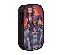 YINGD Skeletor - Estuche con asa acolchada, bolsa de tela Oxford fácil de transportar para escuela, oficina, clases de arte, multicolor, Estilo europeo y americano, retro, moderno