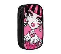 YINGD Teen Monster High - Estuche para lápices esenciales de clase artística, más de 10 ranuras para pinceles, marcadores, lápices (Oxford duradero)