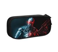 YINGD Terminator The Resistance - Estuche con 3 separadores de malla, bolsa portátil con cremallera para artículos de papelería, joyas, auriculares (poliéster)
