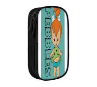 YINGD The Picapiedra - Estuche para escritores y periodistas, 5 trabillas para bolígrafo + funda para bloc de notas (poliéster duradero), multicolor, Estilo europeo y americano, retro, moderno