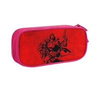 YINGD The Real Ghostbusters - Estuche para lápices de alta capacidad, bonito compartimento para bolígrafos, organizador de reglas, para escuela, niñas y niños, Black, 21x10.5x5cm, Organizador de