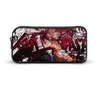 YINGD The Real Ghostbusters - Estuche redondo de tubo redondo, multicolor, adecuado para niños, adolescentes, escuela, maquillaje o actividades, Black, 21x10.5x5cm, Organizador de bolsas