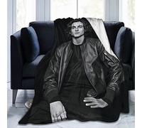 YINGD Timothée Actor Chalamet - Manta de franela ultra suave, ligera, manta cálida para aire acondicionado, sofá, cama, 60 x 50 pulgadas, negro, 50 x 40 pulgadas