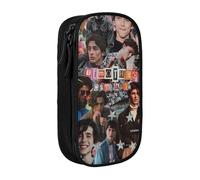 YINGD Timothee Chalamet - Estuche multiusos para lápices, bonito estuche para juegos, bolsa organizadora para oficina en casa, multicolor, Estilo europeo y americano, retro, moderno