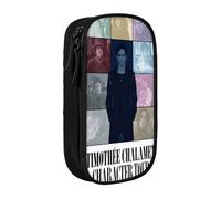 YINGD Timothee Chalamet - Estuche multiusos para lápices, bonito estuche para juegos, bolsa organizadora para oficina en casa, multicolor, Estilo europeo y americano, retro, moderno