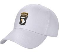 YINGD US Army 101st Airborne Ranger Tabs - Gorra de béisbol para hombres y mujeres, sombrero clásico para papá, ajustable, color negro, #572, Talla única