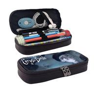 YINGD Victor Character Corpse Bride - Estuche de piel marrón para bolígrafos, artículos de papelería para estudiantes, multicolor, Estilo europeo y americano, retro, moderno