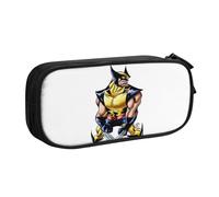 YINGD X-Men - Estuche para escritores y periodistas, 5 trabillas para bolígrafo + funda para bloc de notas (poliéster duradero), multicolor, Estilo europeo y americano, retro, moderno