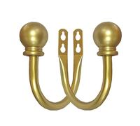 YingEnter Sujetadores de cortina, ganchos de cortina para cortinas con tornillos montados en la pared, soportes decorativos para cortinas para dormitorio, sala de estar, oficina, alzapaños de cortina