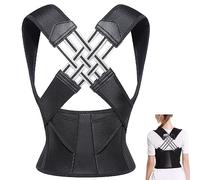 YingGouing Adjustable Back Posture Belt Office Home Gym Unisex - Back Straightener Posture Corrector, Shoulder Brace Posture, Scoliosis Lower Back Brace From Neck, Back, And Shoulder (X-Large)