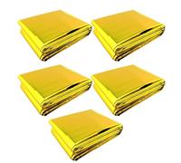 YINGhhh 5lots - Manta portátil multifuncional de gran tamaño para supervivencia para senderismo y rescatados, manta térmica portátil