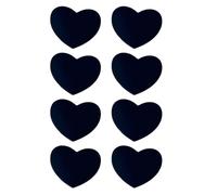 YINGhhh 8lots - Raqueta de tenis amortiguadores de silicona en forma de corazón, varios colores para reducción de vibraciones, peso ligero, reductor de vibraciones