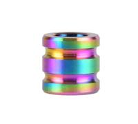 YINGhhh Alloys Parachutes - Cordones de cuerda de paracaídas, dije simple para cordones, llaveros, colgantes, cuentas de paracaídas al aire libre