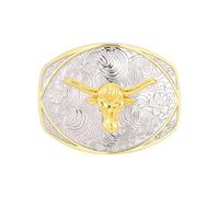 YINGhhh Elegantes hebillas de cinturón arabesco, aleaciones resistentes que ofrecen durabilidad y arte para viajes y actividades al aire libre. Hebilla retro, f, Talla única