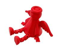 YINGhhh Figura angélica sentada con articulaciones móviles, estatua articulada, adorno de Navidad, hogar, escritorio, estante, decoración, manualidades, modelo de exhibición de ángel personalizable