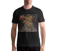 YINGLIAOO Cattle Decapitation Mens T-Shirt Classic Short Sleeve Printing Tops Black Black