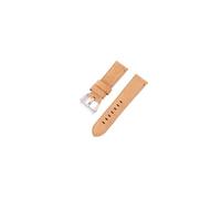 YINGO Correa De Reloj Cuero Sustituta 20-26 Mm(Matte beige,22mm)