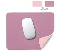 YingStar Alfombrilla de Ratón de Cuero PU Alfombrilla para Ratón Impermeable PU Leather Alfombrilla Raton Doble Cara 26 x 21 cm Mouse Mat Antideslizante Mouse Pad para Oficina PC Ordenador Juego