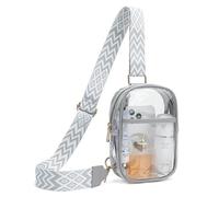 YingStar Bolso Pecho Hombre Mujer Bolso Transparente Mochila Bandolera Bolso Cruzado Mochilas Pequeñas Bandolera Mochila Cruzada Sling Bag Bolsa Playa Movil Bolso Pequeño Para Estadio Concierto