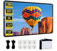 YingStar Pantalla Proyector Portatil 120 Pulgadas Pantalla Proyector Exterior 16:9 Tela Proyector Pantalla de Proyección Plegable Projector Screen Pantalla Proyector para Cine en Casa Teatro Camping
