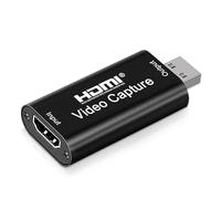 Yingtop Capturadora Video capturadora HDMI,Tarjeta de Captura de Vídeo 4K HDMI a USB 2.0,Capturador de Audio y Video Game Capture 1080P, Transmisión en Vivo para Juegos, Enseñanza, Videoconferencia