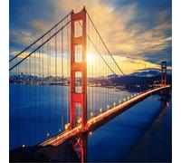Yingxin34 Puzzle de 1500 Piezas,Puente de San Francisco Puzzle Rompecabezas Regalo, Juego de Rompecabezas para Adolescentes, Rompecabezas de Colores para Niños-35x23 Pulgadas (87 x 57cm)