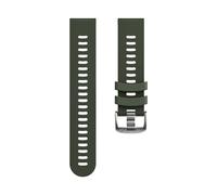 YingYou Correa de silicona deportiva de estilo oficial de liberación rápida de 20 mm Compatible con Garmin Forerunner 55 158 Muñequera 245 245M 645 Pulsera Correa de reloj(Army Green,For Forerunner 64