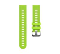 YingYou Correa de silicona deportiva de estilo oficial de liberación rápida de 20 mm Compatible con Garmin Forerunner 55 158 Muñequera 245 245M 645 Pulsera Correa de reloj(Green,For Forerunner 55)